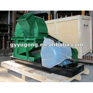 Machine de concassage de bois à rotation lisse Yugong avec moteur de 15kw